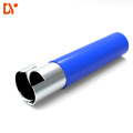 OD 28mm PE steel tube coated with plastic coating for trolleys workbench